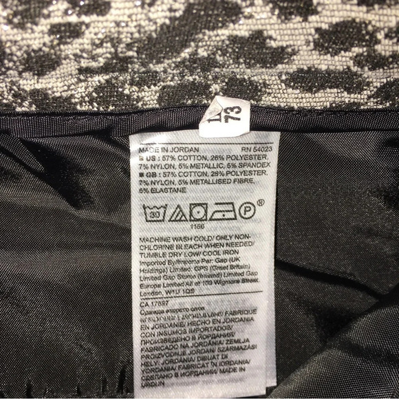 NWT Banana Republic Metallic Leopard Sloan  Pants - Picture 4 of 4